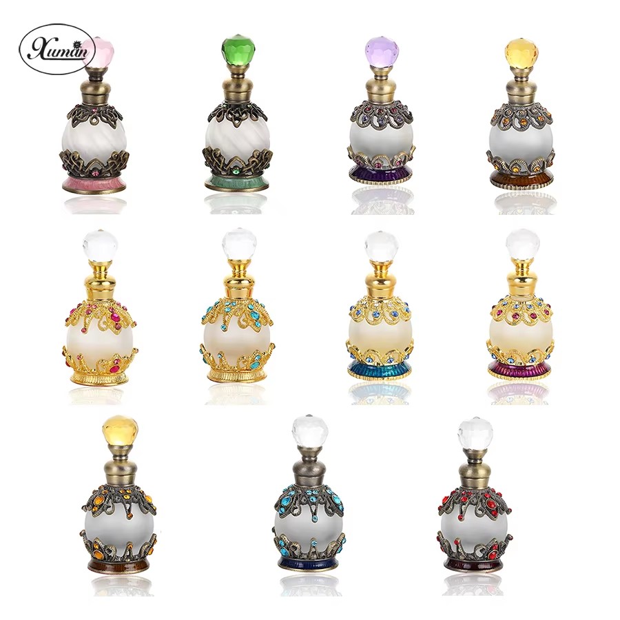 Home Fragrance Refill - 詰め替え可能な香水瓶,エッセンシャルオイル,フレグランス,空のガラス,結婚式の記念品,家の装飾,石,15ml