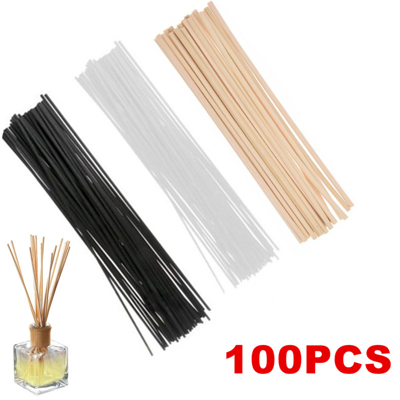 Home Fragrance Refill - 20/100 個交換アロマセラピー籐スティックアロマディフューザー詰め替え DIY ホームリビングルームフレグランス装飾用品