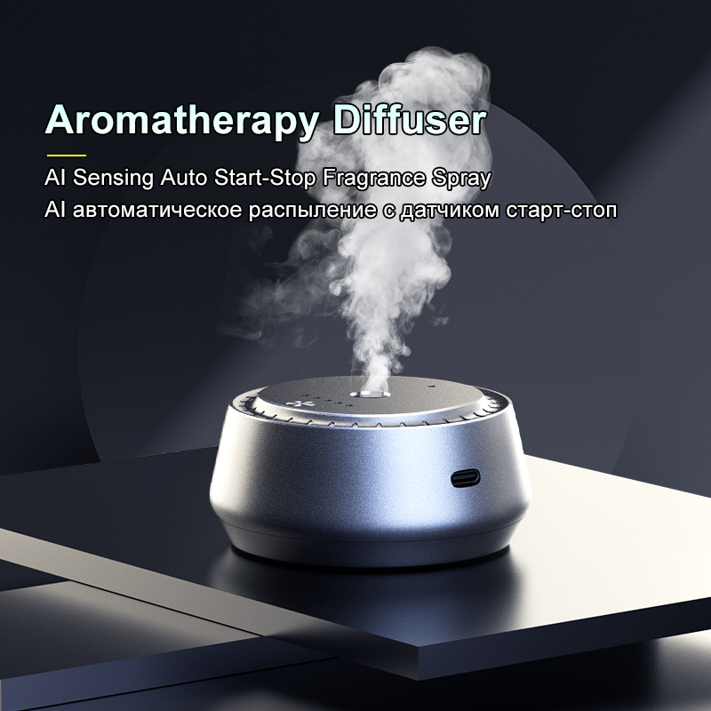 Home Fragrance Long Lasting - スマートアロマディフューザー AI自動感知 スタート/ストップスプレー 素早い消臭 長時間持続する香り 家庭用