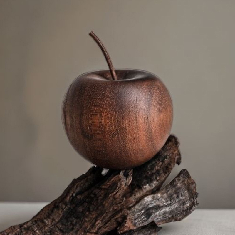1 個の木製リンゴ型エッセンシャルオイルディフューザーフレグ - Home Fragrance Oils For Diffusers のレビューと価格