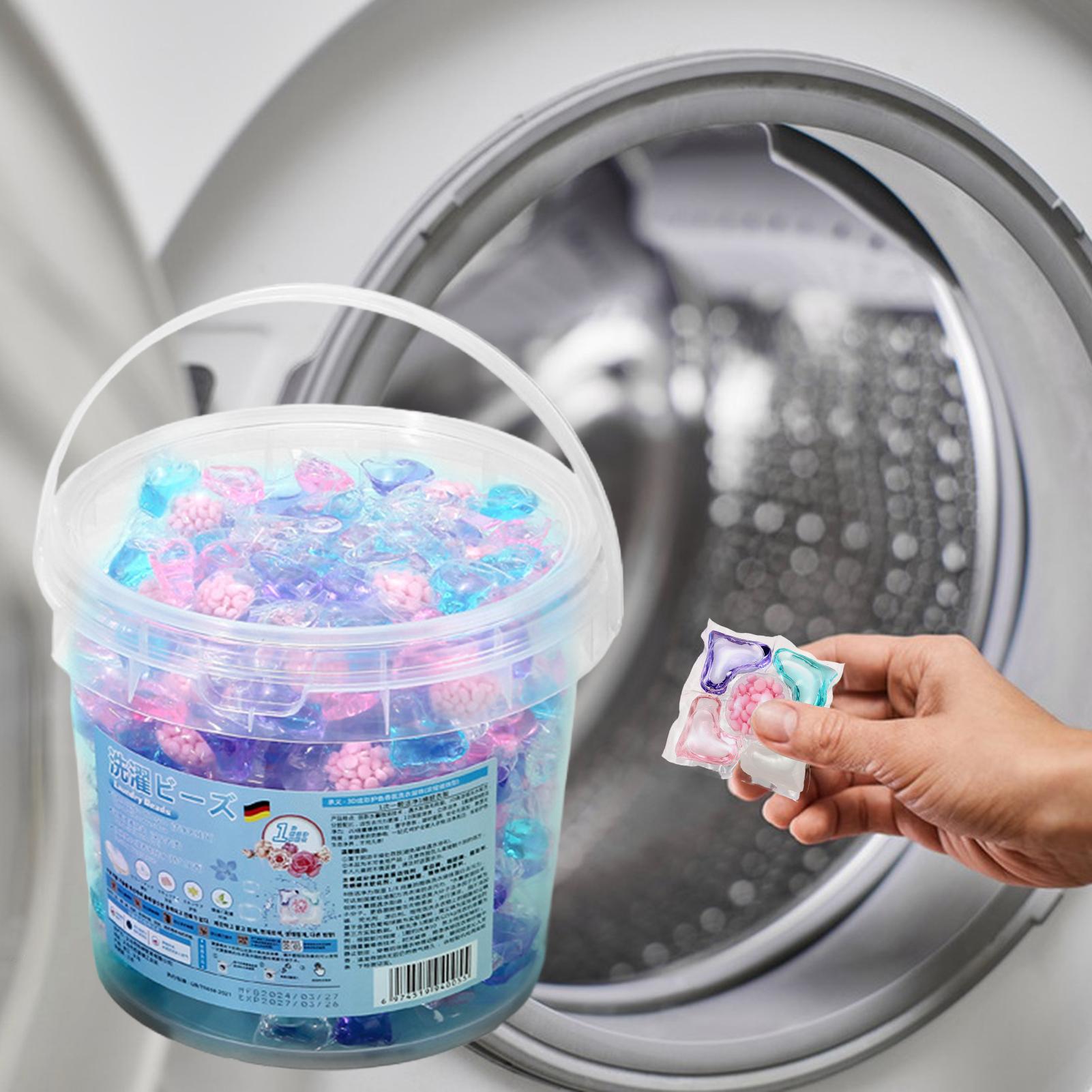 洗濯洗剤ポッド 深層洗浄洗濯洗剤ポッド 柔軟剤ビーズ入り 長 - Home Fragrance Long Lasting のレビューと価格