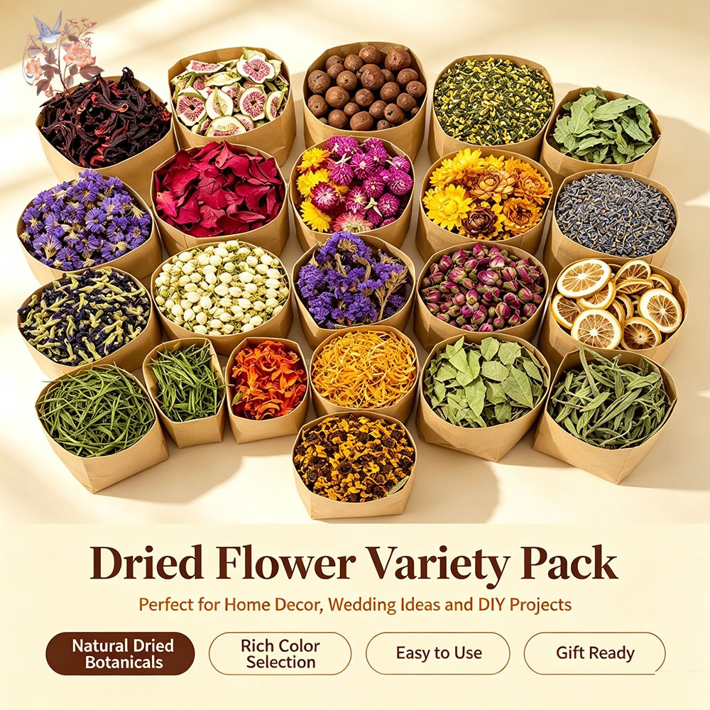 乾燥ハーブキット 花の植物原料 手芸用ハーブクラフトセット  - Fragrance Your Home のレビューと価格