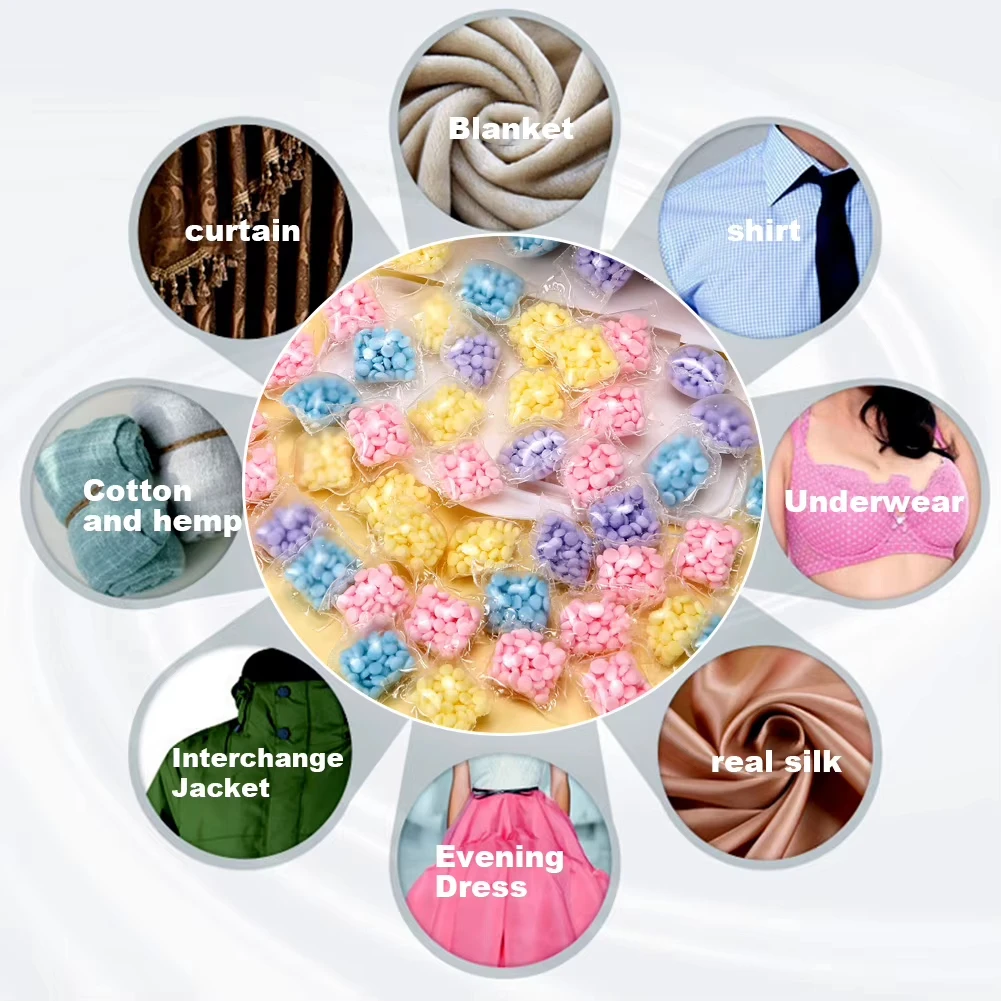 100 個凝縮ビーズ家庭用洗濯ビーズ衣類クリーニングビーズ香 - Home Fragrance Long Lasting のレビューと価格