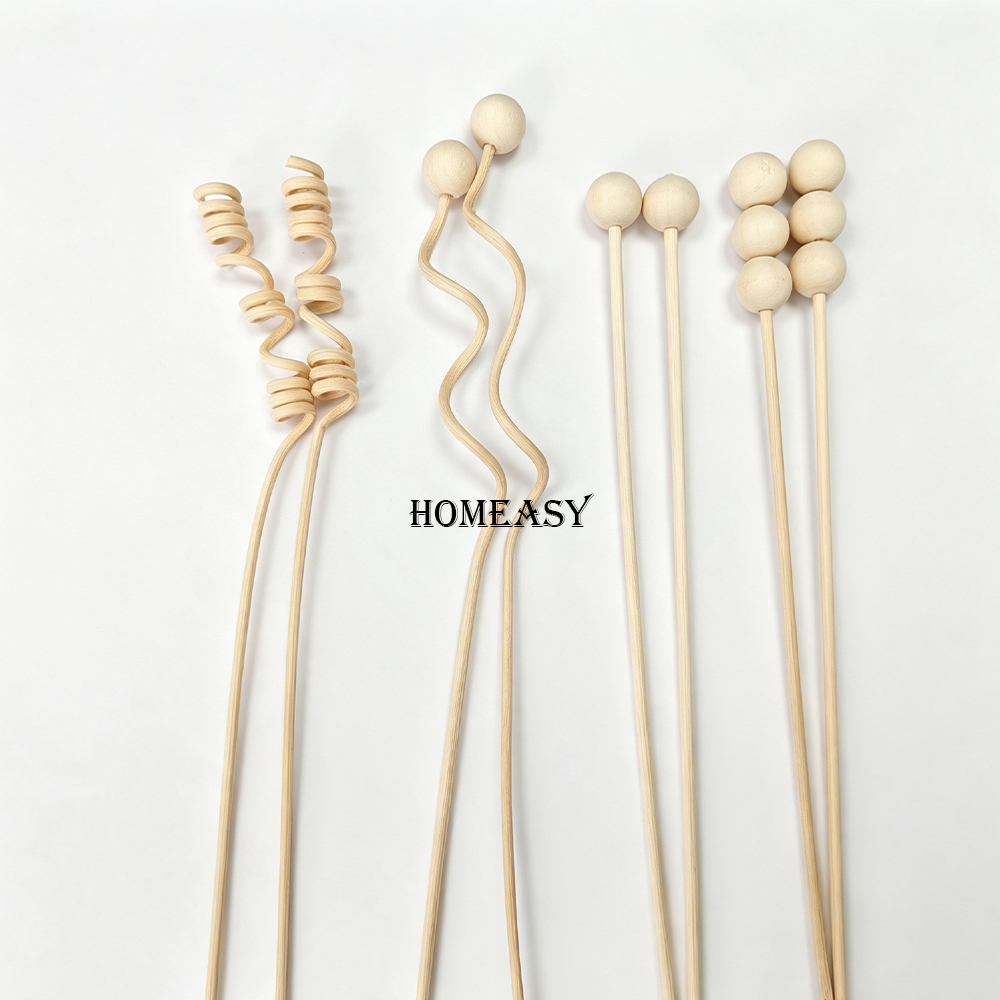 8本入り波型ラタン製ディフューザースティック、交換用ロッド、 - Home Fragrance Refill のレビューと価格