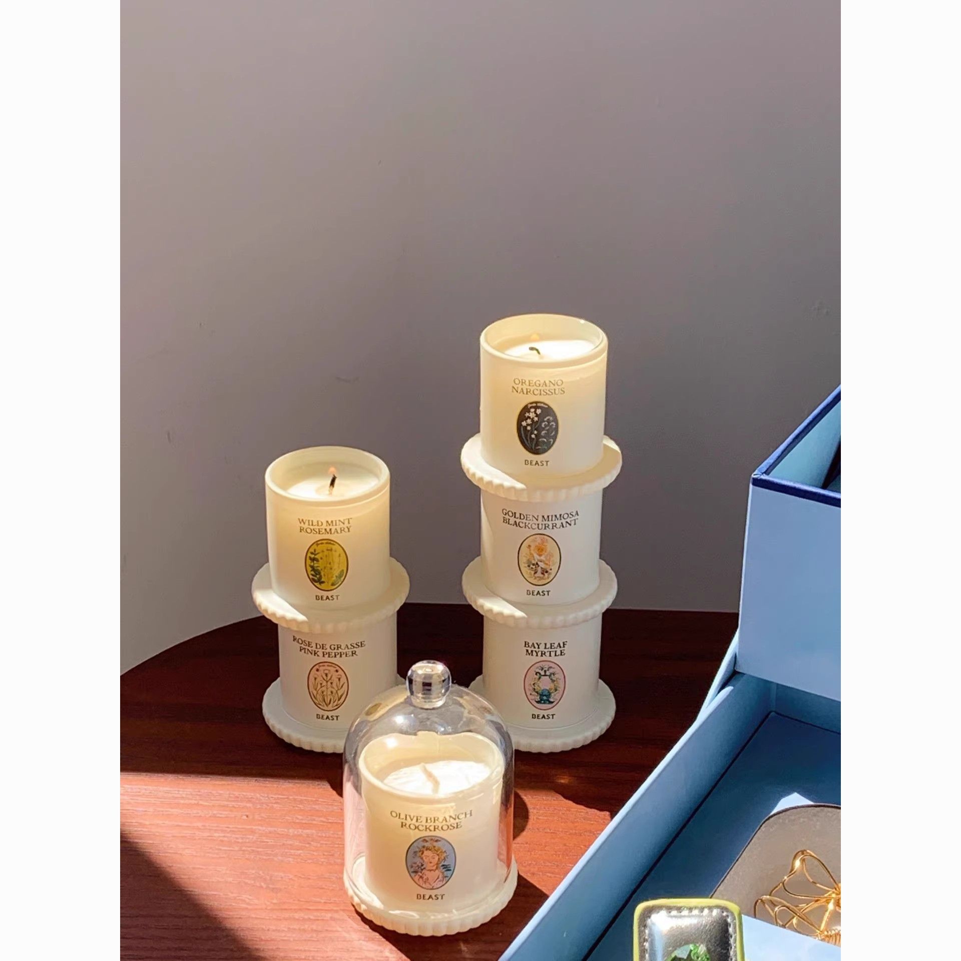 植物エキス精油ベルジャーフレグランスギフトセット - 香り付 - Fragrance Your Home のレビューと価格