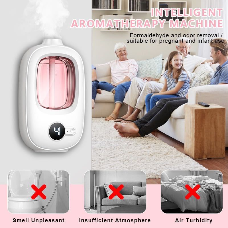 自動アロマセラピー装置トイレ家庭用芳香剤アロマセラピーマシン - Home Fragrance Natural のレビューと価格