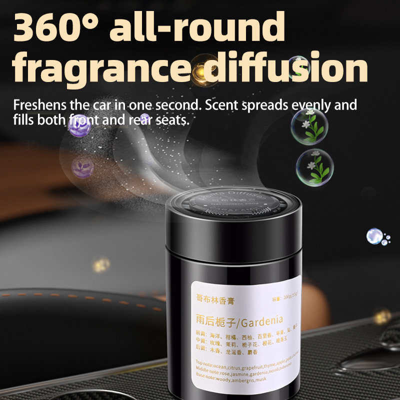 車用芳香剤、新モデルの車用お香、男性と女性のための固形フレグ - Home Fragrance Jar のレビューと価格